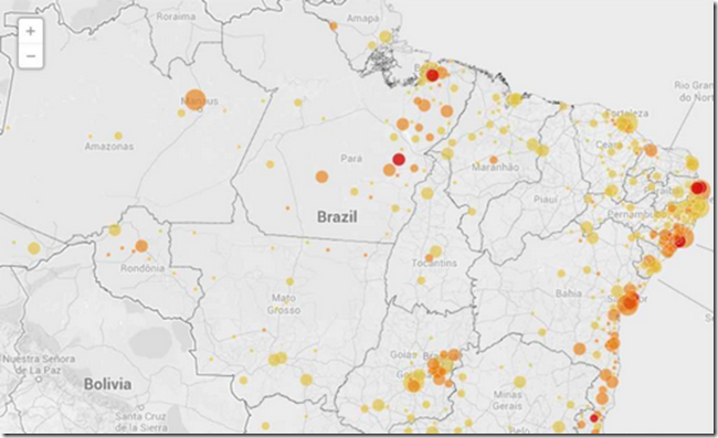 map of brazil murder rate