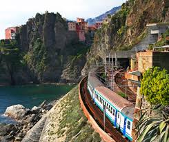 Train Riding through Italy